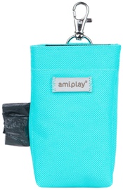 Suņu ekskrementu maisiņu soma Amiplay Samba, gaiši zila