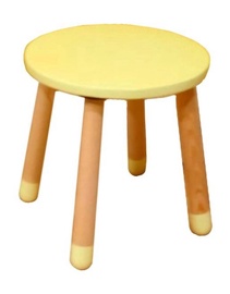 Bērnu krēsls Kalune Design, dzeltena, 28 cm x 32 cm