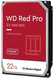 Serveri kõvaketas (HDD) Western Digital WD Red Pro, 512 MB, 3.5", 22 TB