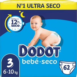 Autiņbiksītes Dodot Stages, 3 izmērs, 6 - 10 kg, 88 gab.