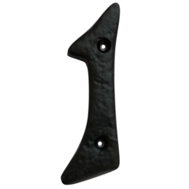 Durvju numurs GB-2531_1, 105 mm x 40 mm, metālu sakausējums