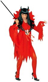 Kostüüm täiskasvanutele Widmann Devilin, punane, polüester, XXL