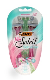 Raseerija Bic Miss Soleil Sensitive, 3 tk