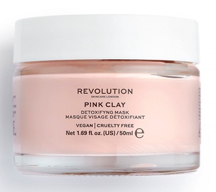 Маска для лица для женщин Revolution Skincare Pink Clay, 50 мл