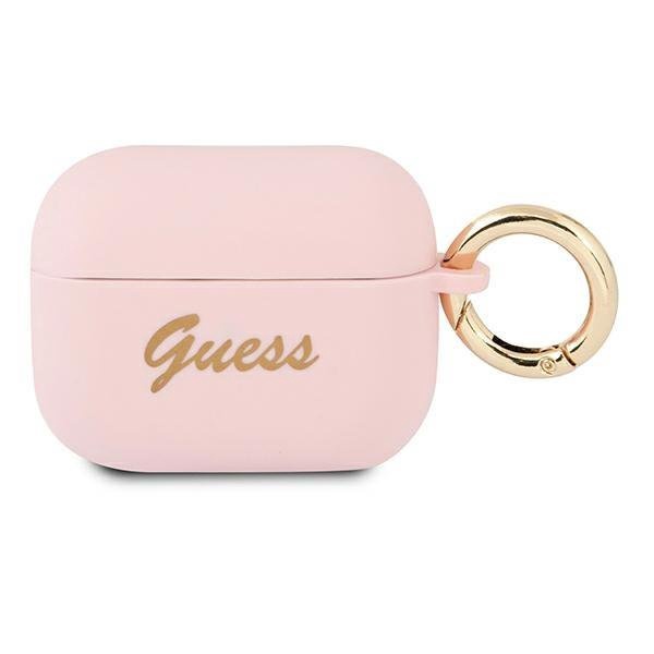 Piederumi Guess GUAPSSSI AirPods Pro cover, rozā