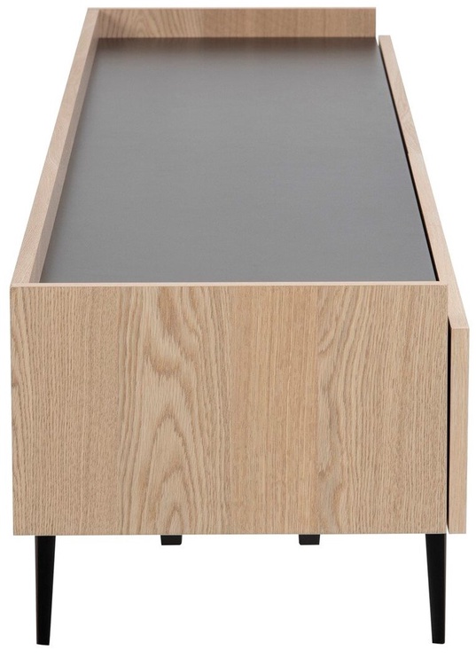 TV-laud Connect, must/tamm, 200 cm x 42 cm x 45.5 cm