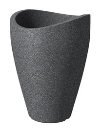 Lillepott Scheurich Granit 254/67, plastik, Ø 50.5 cm, hall