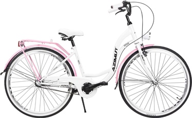 Велосипед городской Azimut Vintage 3-Speed, 28 ″, 17" (41.91 cm) рама, белый/розовый