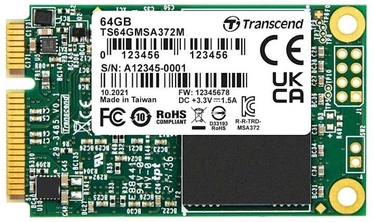 Жесткий диск (SSD) Transcend MSA372M, mSATA, 64 GB