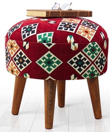 Пуф Hanah Home Melik v2, многоцветный, 46 см x 46 см x 42 см