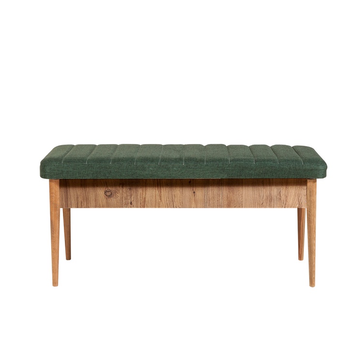 Ēdamistabas komplekts Kalune Design Vina 1070, zaļa/priedes