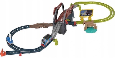 Transporta rotaļlietu komplekts Fisher Price Thomas & Friends Bridge Lift Thomas & Shiff, daudzkrāsaina