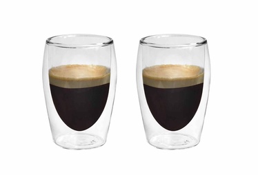 Dubultā stikla glāze Boral Espresso Set, 2 gab., caurspīdīga, 0.080 l