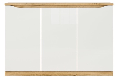 Шкафчики Nuis S396-KOM3D-DWO/BIP, дубовый/белый, 135 см x 39.5 см x 91.5 см