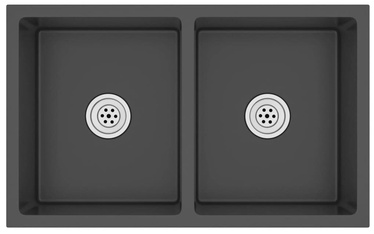 Кухонная раковина VLX Handmade Kitchen Sink, нержавеющая сталь, 710 мм x 440 мм x 200 мм
