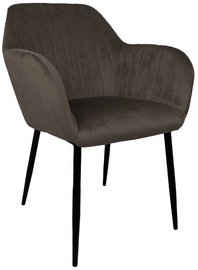 Ēdamistabas krēsls Home4you Evelin 10320, matēts, pelēcīgi brūns, 59 cm x 58 cm x 81 cm