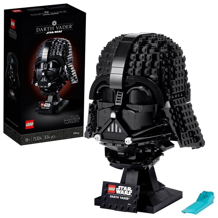 Конструктор LEGO® Star Wars Шлем Дарта Вейдера 75304, 834 шт.