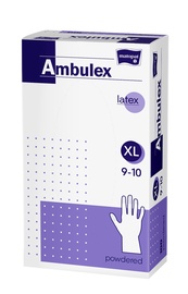 Перчатки Matopat Ambulex Latex, опудренные, XL, 100 шт.