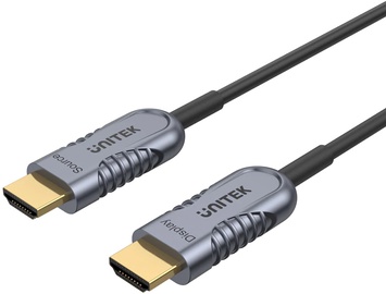 Kabelis Unitek HDMI - HDMI 8K HDMI, HDMI, 30 m, pelēka/akāciju