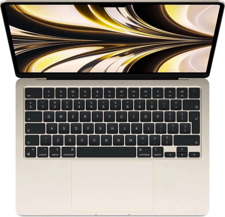 Sülearvuti Apple MacBook Air MLY13ZE/A/R1/US, Apple M2, 16 GB, 256 GB, 13.6 ", M2 8-Core, kuldne