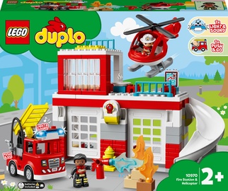 Конструктор LEGO® DUPLO® Пожарная часть и вертолёт 10970