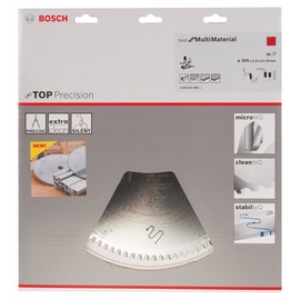 Griešanas disks Bosch Circular Saw Blade Multi, 305 mm x 2.3 mm x 30 mm