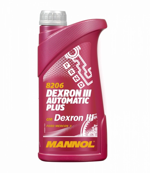 Масло для трансмиссии Mannol Dextron III Automatic Plus, синтетический, для легкового автомобиля, 1 л