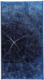 Vannas istabas paklājs Foutastic Timber 352CNF1242, zila, 140 cm x 80 cm