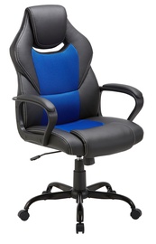 Biroja krēsls F-003, zila/melna