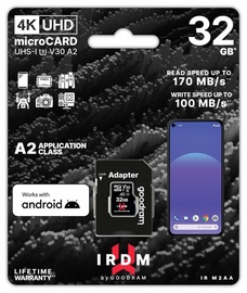 Карта памяти Goodram IRDM M2AA A2 microCARD, 32 GB