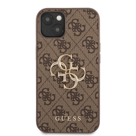 Чехол Guess GUHCP13M4GMGBR, Apple iPhone 13, коричневый