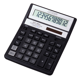 Kalkulaator laua- Citizen SDC888XBK, must