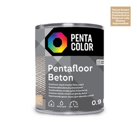 Краска для пола Pentacolor Pentafloor Beton, желто коричневая, 0.9 л
