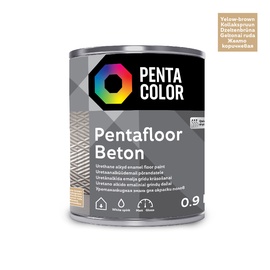 Grīdas krāsa Pentacolor Pentafloor Beton, dzeltenbrūna, 0.9 l