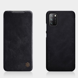 Чехол Nillkin Qin Original Leather for Xiaomi Poco M3, xiaomi poco m3, черный