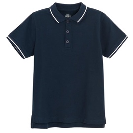 Рубашка поло весна/лето, для мальчиков Cool Club CCB2812001, темно-синий, 110 см