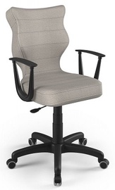 Детский стул Entelo Norm MT03 Size 5, 40 x 40 x 86 - 99 см, черный/светло-серый