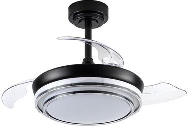 Laeventilaator koos lambiga CristalRecord Lander Mini CCT, 46 W, 1 tk