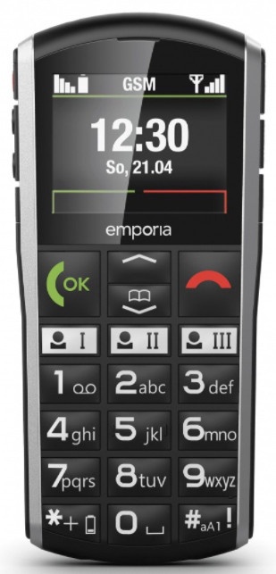 Mobilais telefons Emporia SIMPLICITY V27, melna