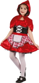 Kostüüm lastele punamütsike GoDan Little Red Riding Hood, punane, polüester, 120-130 cm