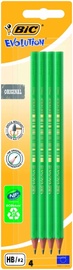 Pliiatsid Bic 890276M, HB, hall, 4 tk