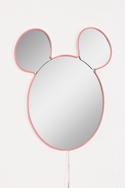 Peegel Kalune Design Mickey Silver Led, valgustusega, riputatav, 53 cm x 50 cm