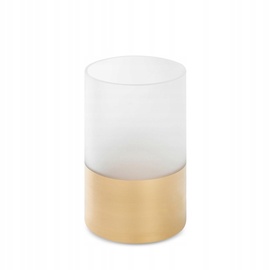 Küünlahoidja Blanca 7, klaas, Ø 15 cm, 20 cm, kuldne/valge