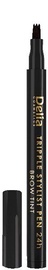 Kulmupliiats Delia Cosmetics Eyebrow Expert Triple Pen, Black 1.0, 2 g