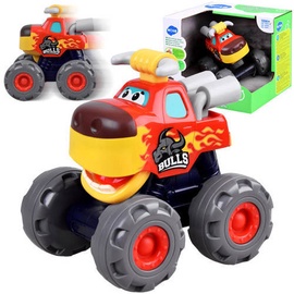 Bērnu rotaļu mašīnīte Hola Monster Truck Bull ZA4542, sarkana