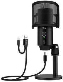 Mikrofon Fifine K683B, must (kahjustatud pakend)