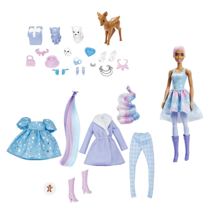 Barbie doll calendar sale