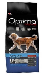 Сухой корм для собак Optima Nova Puppy Large OP61468, курица/рис, 12 кг