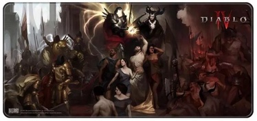 Pelės kilimėlis Blizzard Entertainment Diablo IV Inarius and Lilith, 940 mm x 42 cm x 0.4 cm, juoda