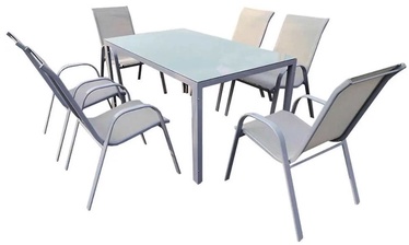 Välimööbli komplekt Master Grill & Party Bergamo, šampanja, 1-6 istekohta